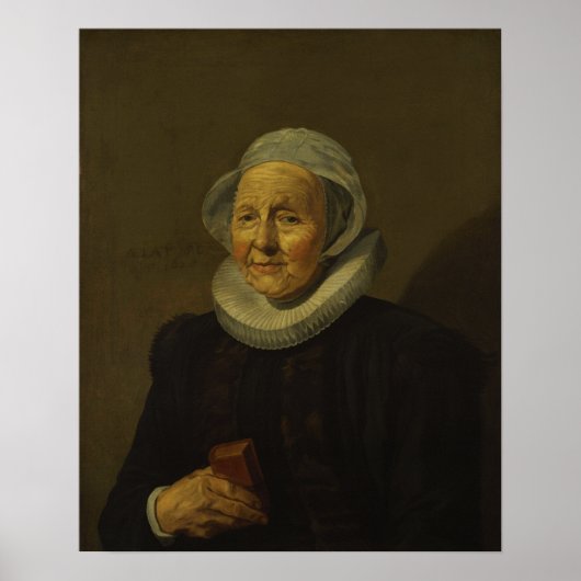 Poster Hals - Une vieille dame 1628 (Devant)