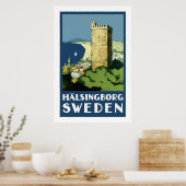 Poster Halsingborg ~ Suède (Cuisine)