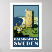 Poster Halsingborg ~ Suède (Devant)