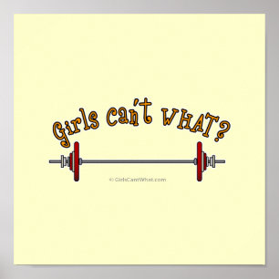 Poster Haltérophilie - Barbell