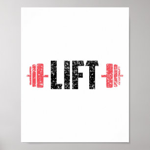 Poster Haltérophilie Salle de sport Levage Musculation