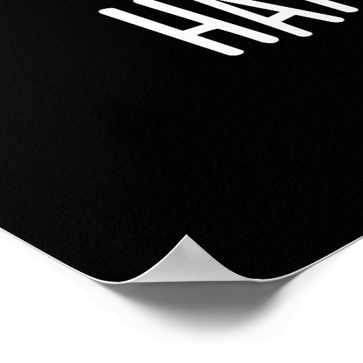 Poster Ham-Purr-Ger Funny Chat Hamburger Pun Dark BG (Coin)