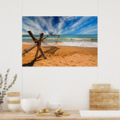 Poster Hamac sur une plage tropicale | Thaïlande (Cuisine)