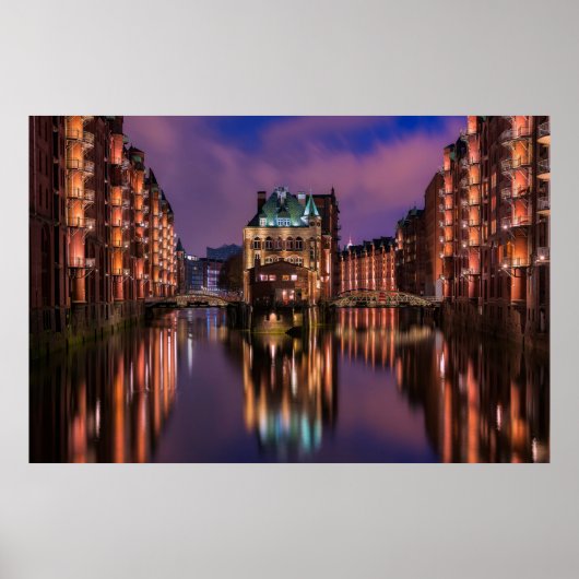 Poster Hambourg Allemagne (Devant)