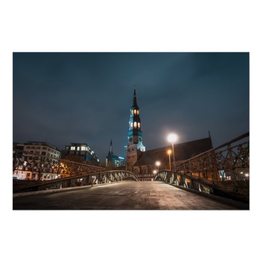 Poster Hambourg Allemagne (Devant)