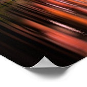 Poster Hambourg, Allemagne à la nuit (Coin)