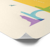 Poster Hambourg Allemagne Skyline (Coin)