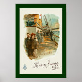 Poster Hambourg-Amerika~SS Furst Bismark~Homme/Femme Sur (Devant)