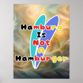 Poster Hambourg N'Est Pas Un Hamburger (Devant)