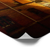 Poster Hambourg - Speicherstadt bei Nacht - Druck (Coin)