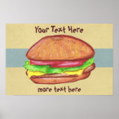 Poster Hamburger (Devant)