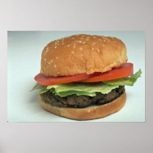 Poster Hamburger délicieux