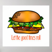 Poster Hamburger Good Times (Devant)