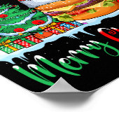 Poster Hamburger portant Noël Noël Noël - Joyeux Noël (Coin)