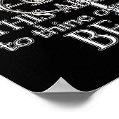 Poster Hameau "... être soi-même vrai..." Devis (Coin)