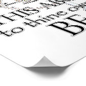 Poster Hameau "... être soi-même vrai..." Devis (Coin)