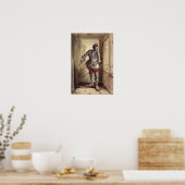 Poster Hamilton de Bothwellhaugh sur le point de tirer (Cuisine)