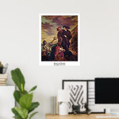 Poster Hamlet Et Horatio Par Eugene Delacroix (Bureau à domicile)