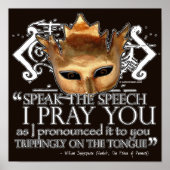 Poster Hamlet "Parle le discours..." (Devant)