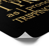 Poster Hamlet "parle le discours..." Devis (version or) (Coin)