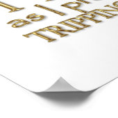 Poster Hamlet "parle le discours..." Devis (version or) (Coin)