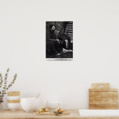 Poster Hamlin Garland dans son Cheyenne Teepee Smoking (Cuisine)