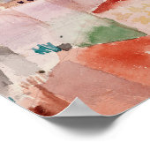 Poster Hammamet avec sa mosquée : Paul Klee 1914 (Coin)