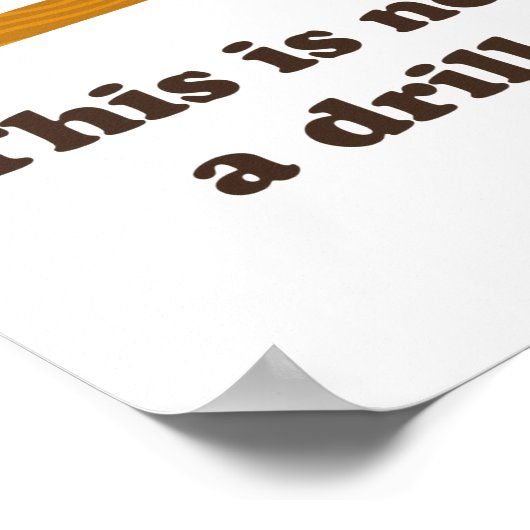 Poster Hammer This Is Not A Drill  (Coin)