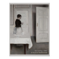 Hammershøi Ida reading a letter CC0695