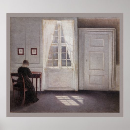 Poster Hammershoi Room in Strandgade 1901 CC0290 (Devant)