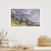 Poster Hampstead Heath, près de Well Walk, 1834 (w/c) (Cuisine)