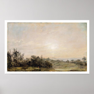 Poster Hampstead Heath, vers Harrow, 1821-22 (