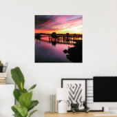 Poster Hampton Beach Sunset (Bureau à domicile)