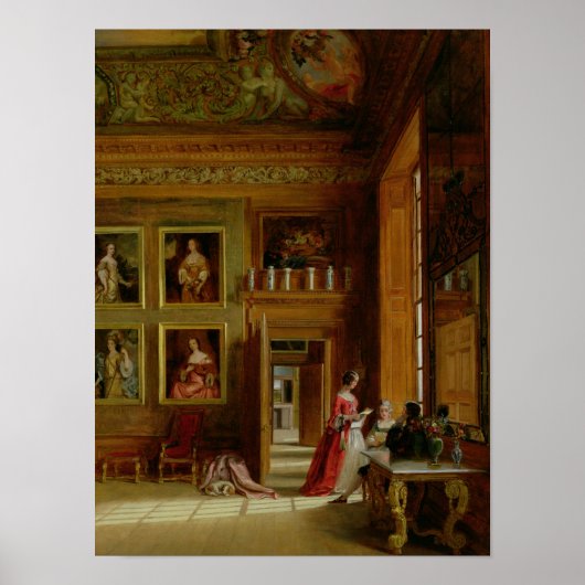 Poster Hampton Court, 1849 (Devant)