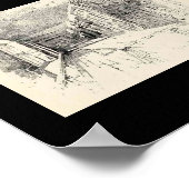 Poster Hampton Court Canvas (Coin)