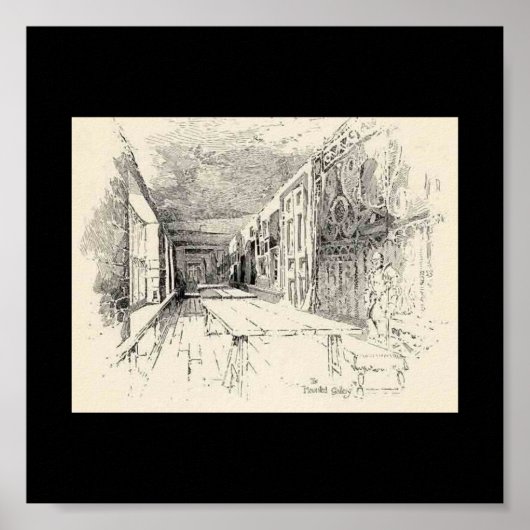 Poster Hampton Court Canvas (Devant)