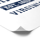 Poster Hampton Virginia Va Vintage Established Srts Desig (Coin)