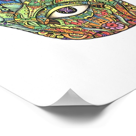 Poster Hamsa Hand (Coin)