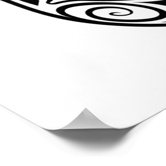 Poster Hamsa Hand Zendoodle 2 (Coin)