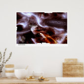 Poster Hamster en aluminium (Cuisine)