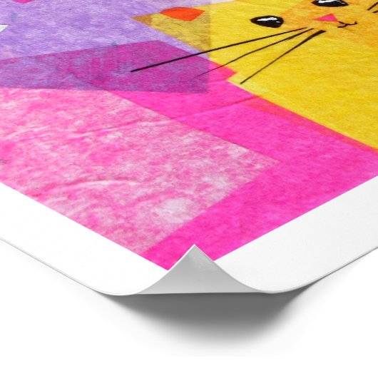 Poster Hamster ! en rose (Coin)