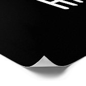 Poster Hamstring Funny Pig Pun Dark BG (Coin)