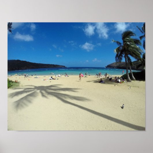 Poster Hanauma Bay Hawaii (Devant)