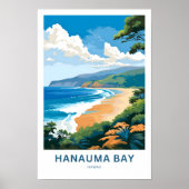 Poster Hanauma Bay Hawaii Imprimer Voyage (Devant)