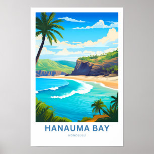 Poster Hanauma Bay Honolulu Imprimer