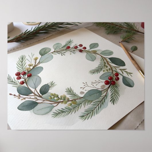 Poster Hand-Painted Botanical (Devant)