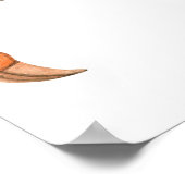 Poster Hand painted watercolor pattern tropical cute anim (Coin)