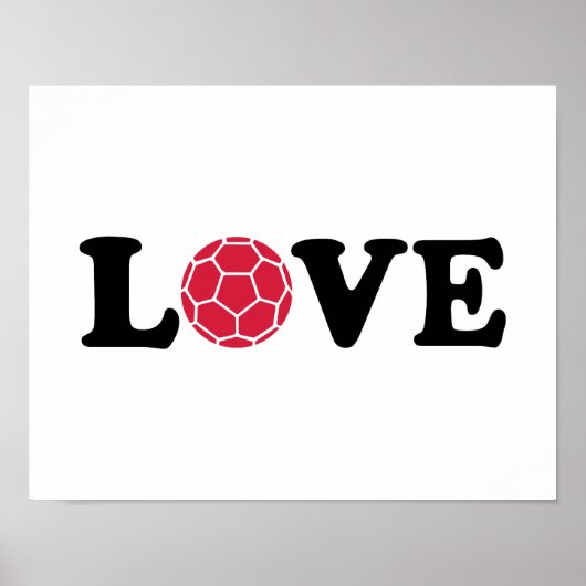 Poster Handball Love (Devant)