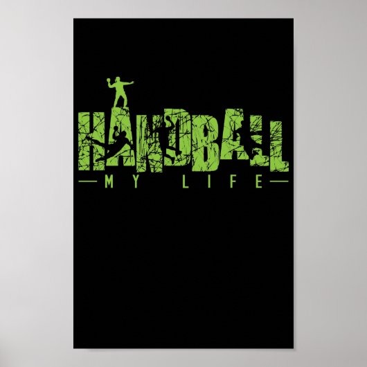 Poster Handball "My Life" (Devant)