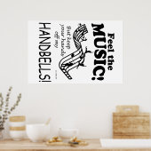 Poster Handbells Ressentent La Musique (Cuisine)